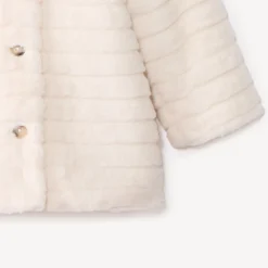 Manteau spécial Grand Froid en fausse fourrure pour bébé fille
