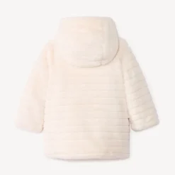 Manteau spécial Grand Froid en fausse fourrure pour bébé fille