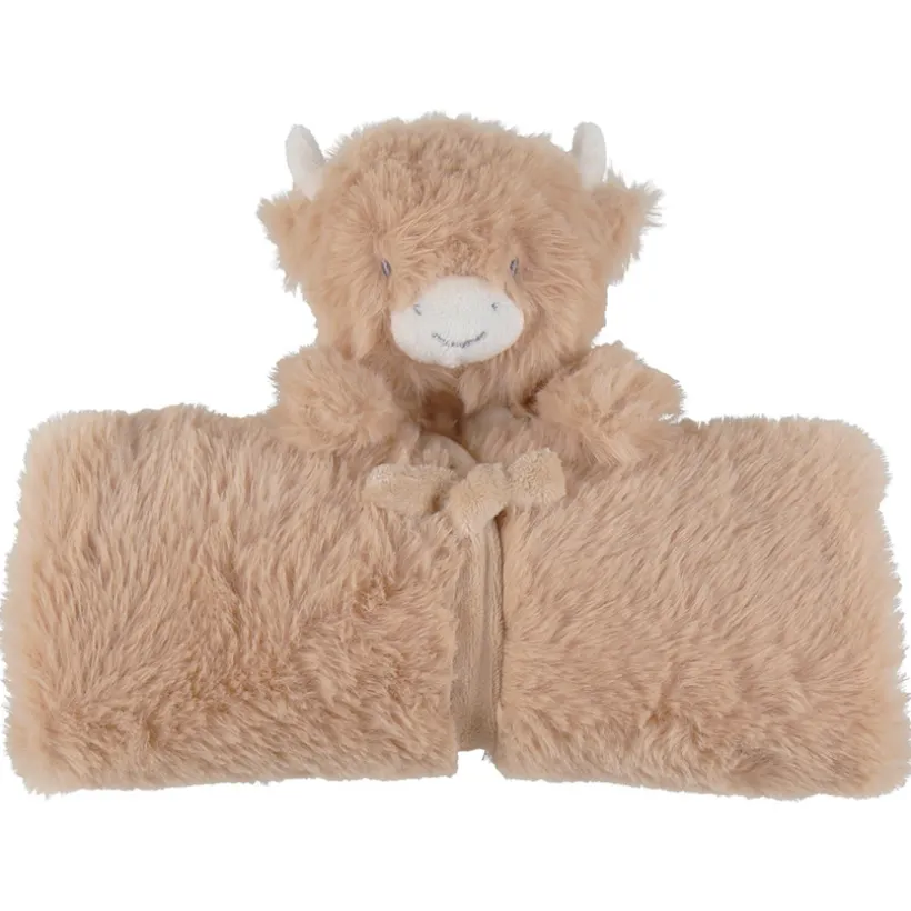 Ma première couverture 50x50 Vache Fluffy Beige
