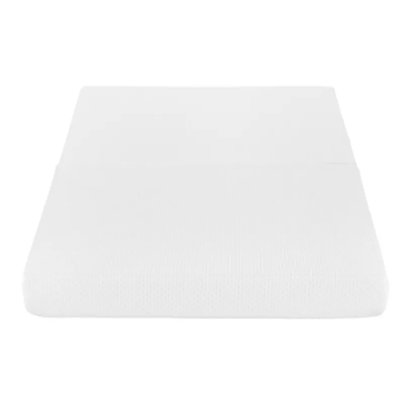 Matelas de voyage pliable 60 x 120 cm blanc