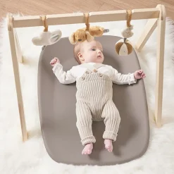 Matelas à langer en mousse taupe