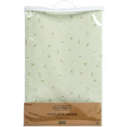 Matelas à langer Promenade Bucolique vert clair