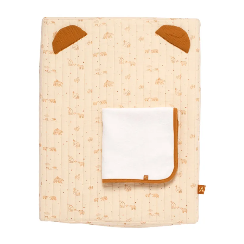 Matelas à langer + serviette éponge Orsino
