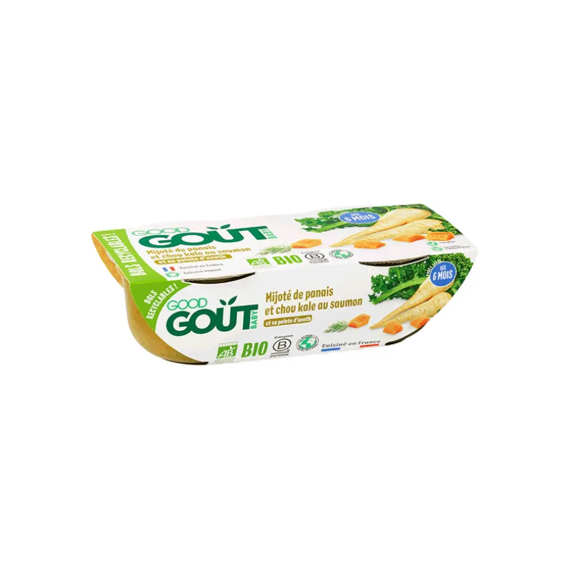 Mijoté de panais et chou kale au saumon - 2 x 190g