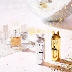 Mini vernis à l'eau Doré à paillettes parfum papaye