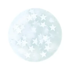 Mini vernis à l'eau top-coat Étoiles transparent