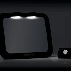 Miroir de surveillance éclairé pour la voiture