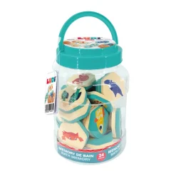Mémory de bain 2 en 1 Animaux marins