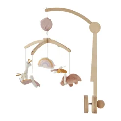 Mobile musical en bois Popsie, Gigi & Louli