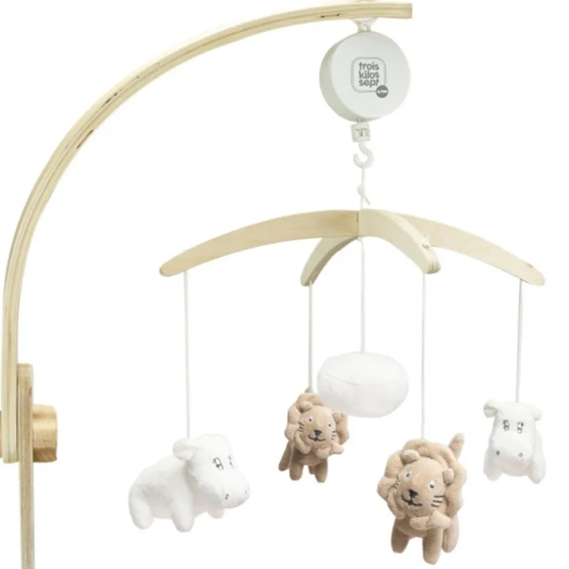 Mobile musical en bois Tam Tam - TROIS KILOS SEPT - Sable