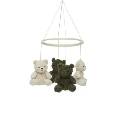 Mobile Teddy Bear Leaf Green & Naturel