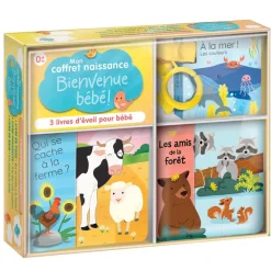 Mon coffret naissance - 3 livres d'éveil
