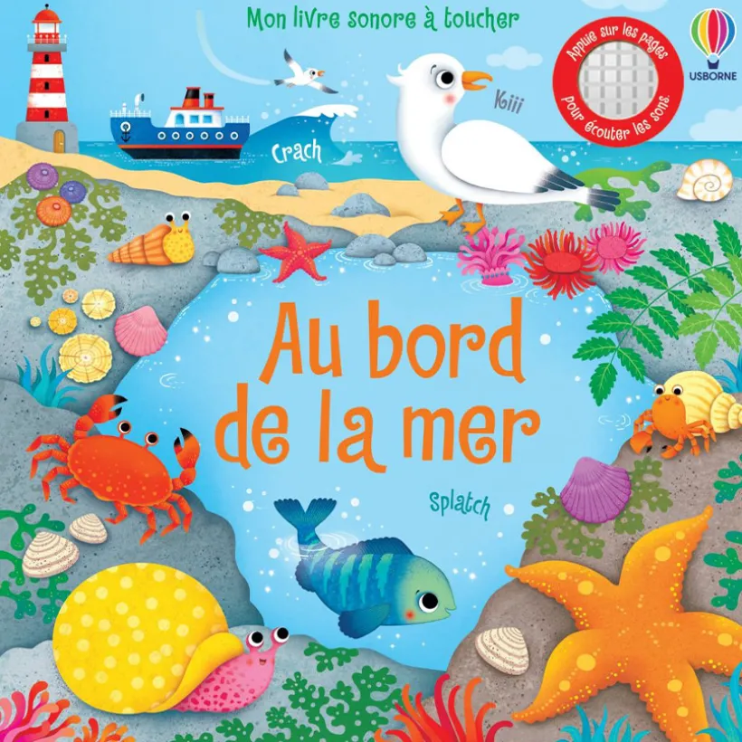 Mon livre sonore à toucher - Au bord de la mer