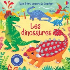 Mon livre sonore à toucher - Les dinosaures