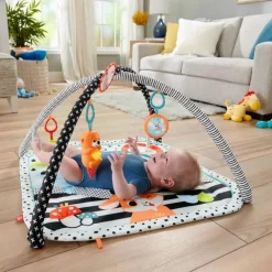 Mon tapis d'éveil sensoriel 3-en-1 avec berceuse Loutre