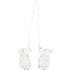 Moufles de ski Souris reliées et zippées pour bébé fille
