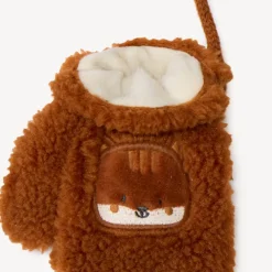 Moufles en sherpa et doublure micropolaire brodée pour bébé