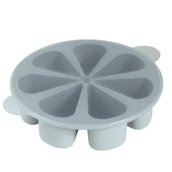 Moule de conservation multiportions 7 x 100ml en silicone vert