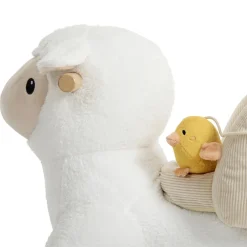 Mouton à bascule avec 2 jouets sensoriels