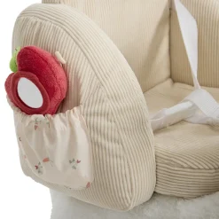 Mouton à bascule avec 2 jouets sensoriels