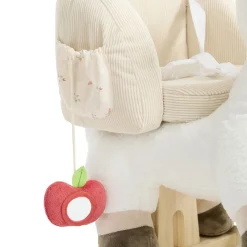 Mouton à bascule avec 2 jouets sensoriels