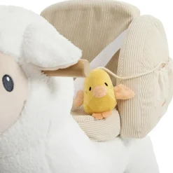 Mouton à bascule avec 2 jouets sensoriels