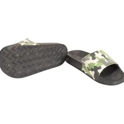 Mules à bride imprimée camouflage pour garçon avec lanière selon l'âge