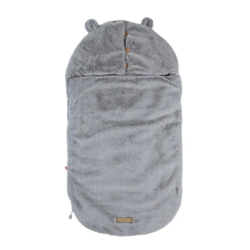 Nid d'ange fausse fourrure Mix & Match - Gris Clair