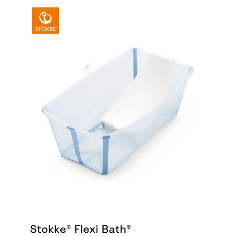 Pack baignoire Flexi Bath + transat ocean blue