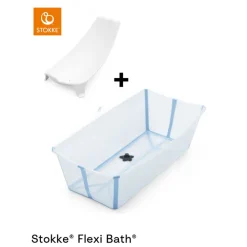 Pack baignoire Flexi Bath XL + transat ocean blue