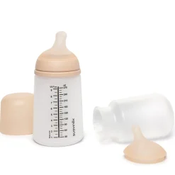 Pack biberon Zero.Zero Follow-On débit moyen/M 270ml rose