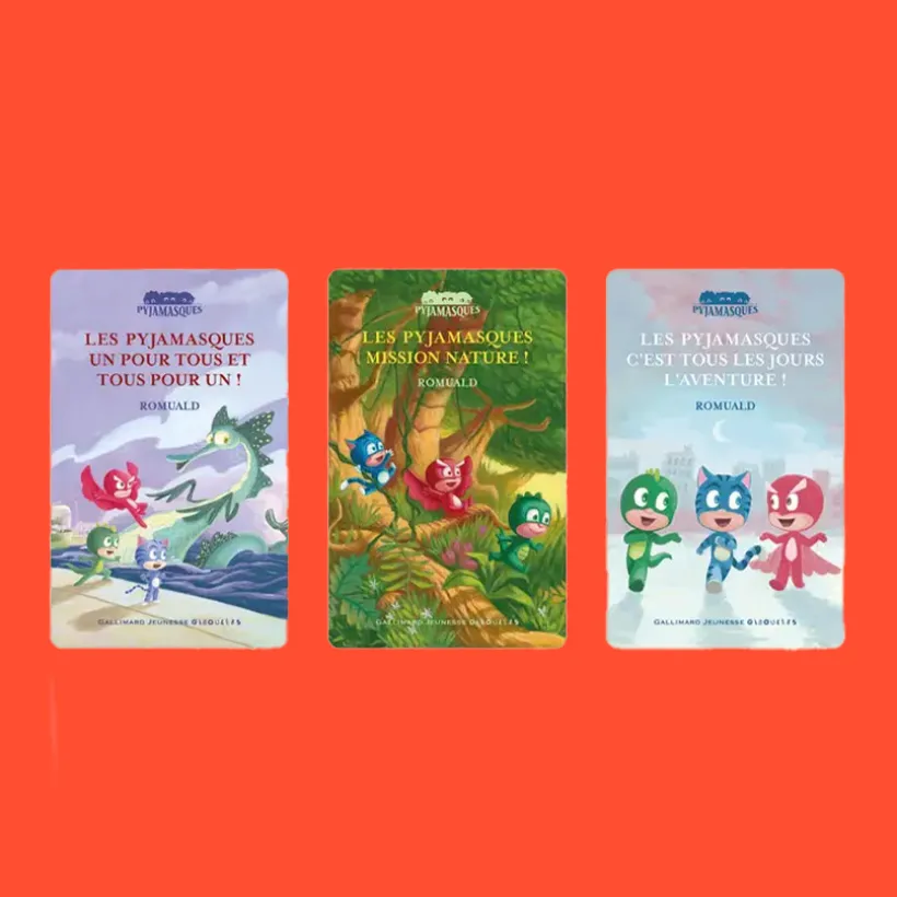Pack de 3 cartes à écouter Collection Pyjamasques