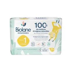 Pack de 28 couches taille 1 (2 à 5 kg)