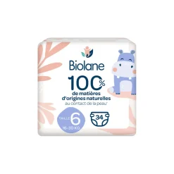 Pack de 34 couches taille 6 - 16 à 30 kg