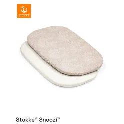 Pack de 2 draps housses OCS vanille