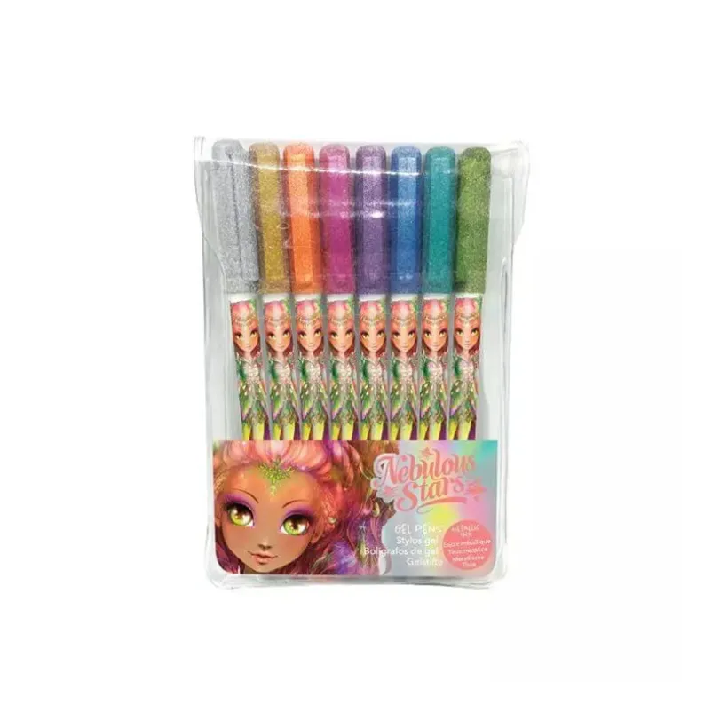Pack de stylo en gel 8 couleurs (modèle aléatoire)