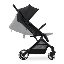 Pack poussette Travel N Care Plus black avec volant pour bébé