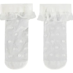 Paire de chaussettes normales effet chiffon pour fille