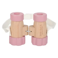 Paire de jumelles en bois Fairy Garden - Rose