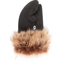 Paire de moufles universelles Simone effet fourrure pour poussette