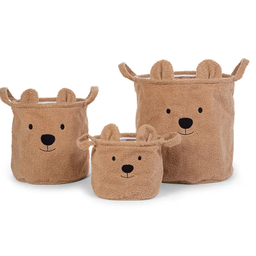 Panier de rangement Teddy 30 x 30 x 30cm - Beige
