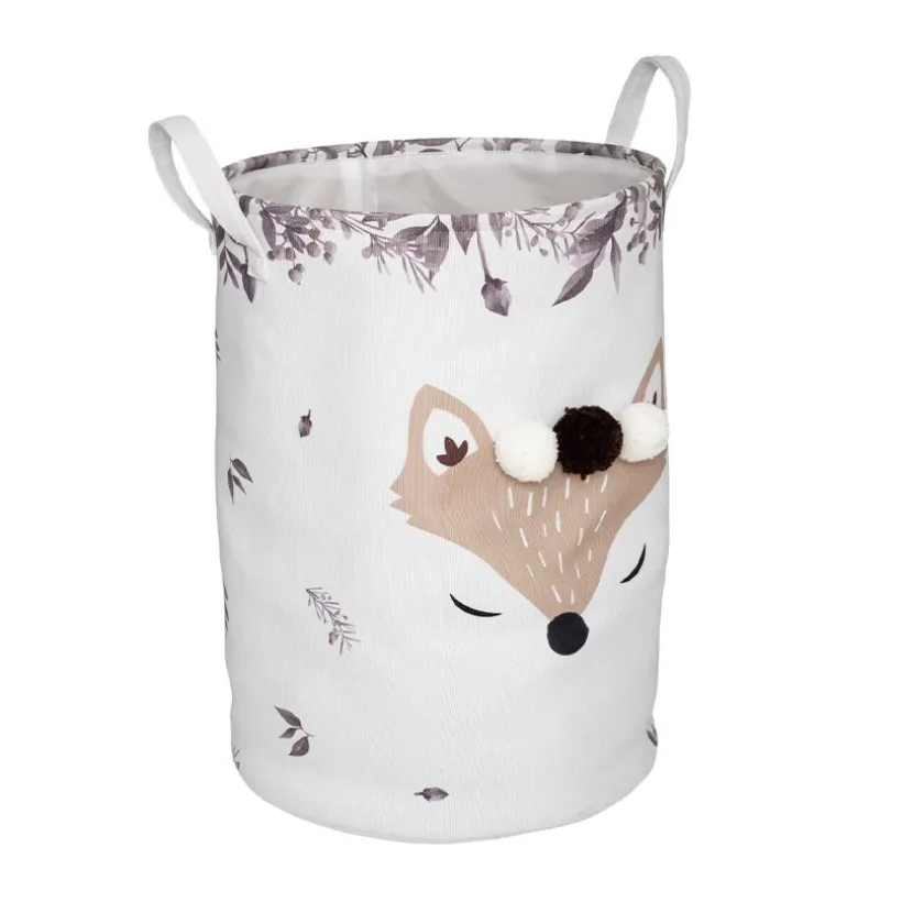 Panière de rangement en tissu Renard