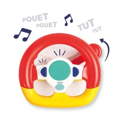 Panneau d'activité pour voiture avec volant sonore