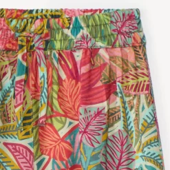 Pantalon ample et fluide imprimé fantaisie pour fille
