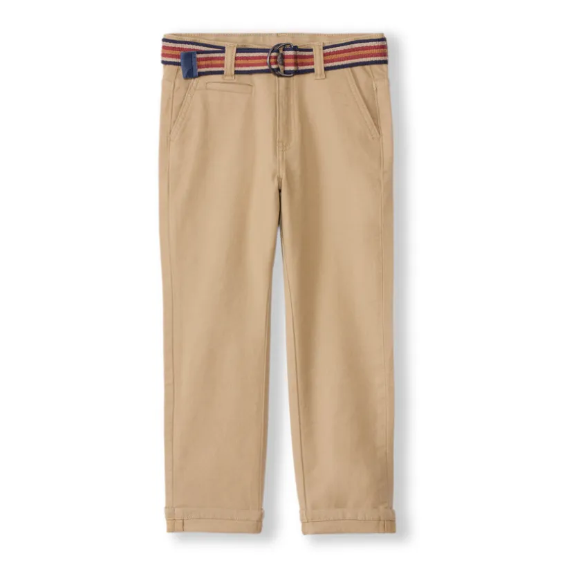 Pantalon avec ceinture à double boucle pour garçon