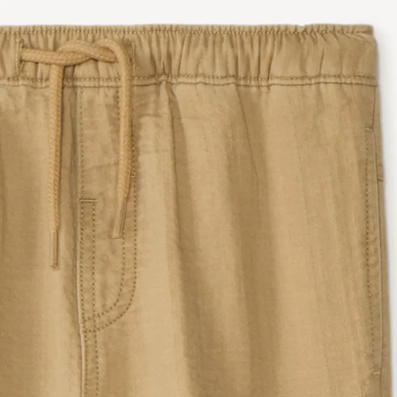 Pantalon bébé garçon coupe jogger uni
