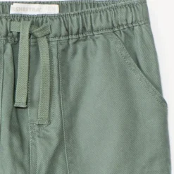 Pantalon cargo en toile unie pour bébé garçon