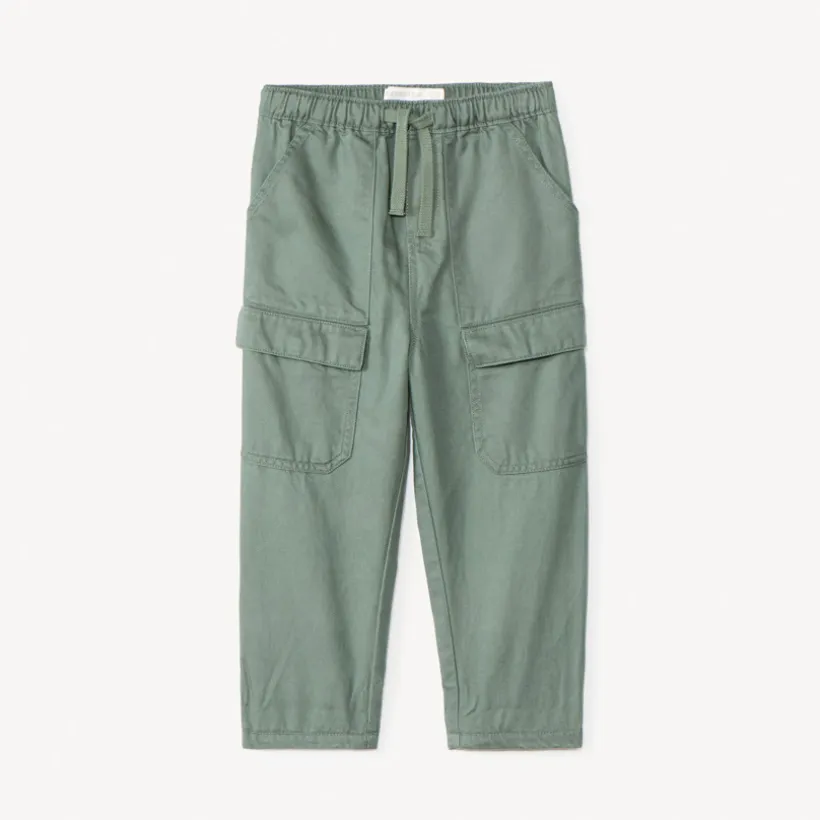 Pantalon cargo en toile unie pour bébé garçon