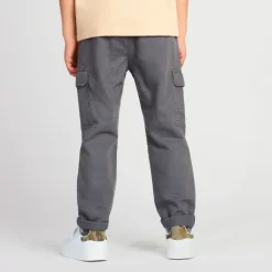 Pantalon cargo en toile unie pour garçon