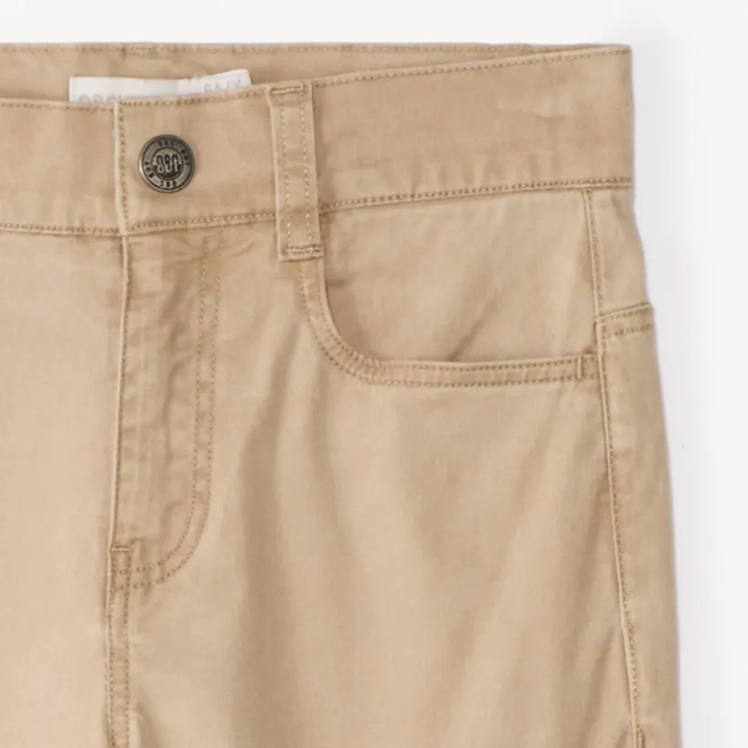 Pantalon cargo en toile unie pour garçon